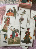 Jeu de la Sibylle des salons, Grimaud vintage rare, 1969, boîte rose. 