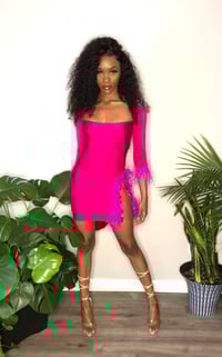Image 4 of Pretty-in-Pink Cocktail Mini Dress