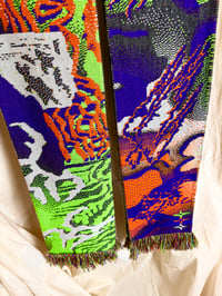 Image 3 of Virtual Paradise Glitched 3D Scarf