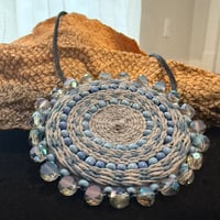 Image 1 of Alutiiq Woven Medallion - Blues