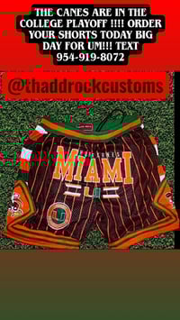 Image 1 of Canes 305 Shorts Black Stripe
