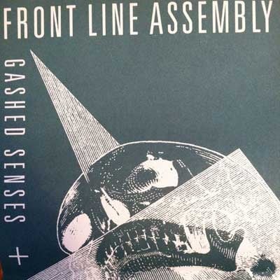 FRONT LINE ASSEMBLY-Gashed Senses & Crossfire /1989 PROMO Poster