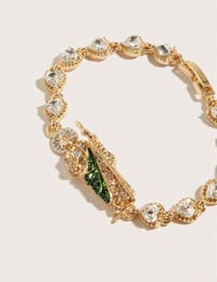 Image 1 of 14k Gold San Jt chain bracelet 