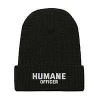 Image 2 of Humane Officer Waffle beanie