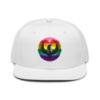 Image 9 of Pride Rebel Loon Snapback Hat