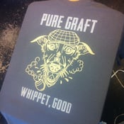 Image of Whippet, Good Shirt. (Coal mine Charcoal Grey)