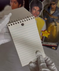 Image 3 of Michael Jackson “Human Nature” Spiral Memo Pad – Officially Licensed