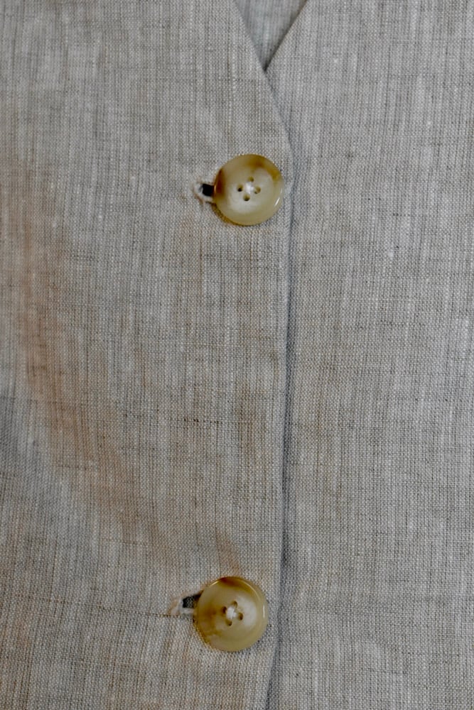 Image of Pure Linen waist coat