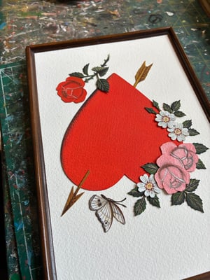 Image of Heart Ready Made for Pet Portrait Original
