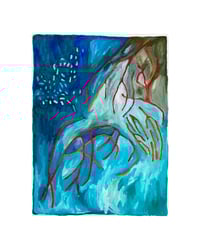 Image 1 of moonrise desert mountain 