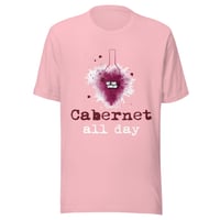 Image 1 of Unisex t-shirt Cabernet all day 