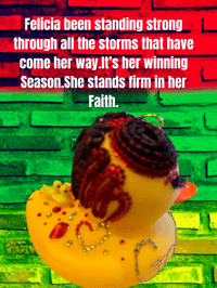 Image 4 of Ms.Elaine Designer Rubber Duck Felicia Loves God 