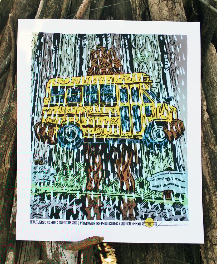 Image of Yellow Bus - Archival Print