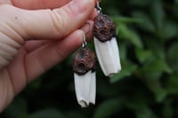 Image 4 of dead good sheep teeth earrings