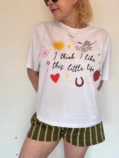 Image of I think I like this little life adults tee