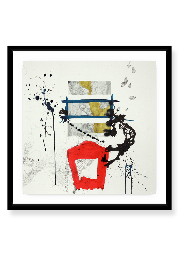 Image of IX (framed drawing)