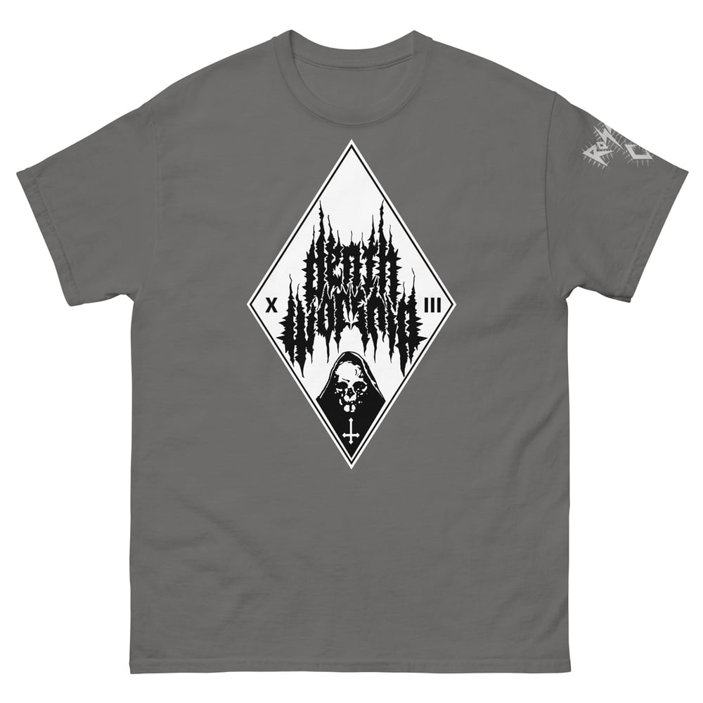 Image of Death Worship Diamond Grey Shirt