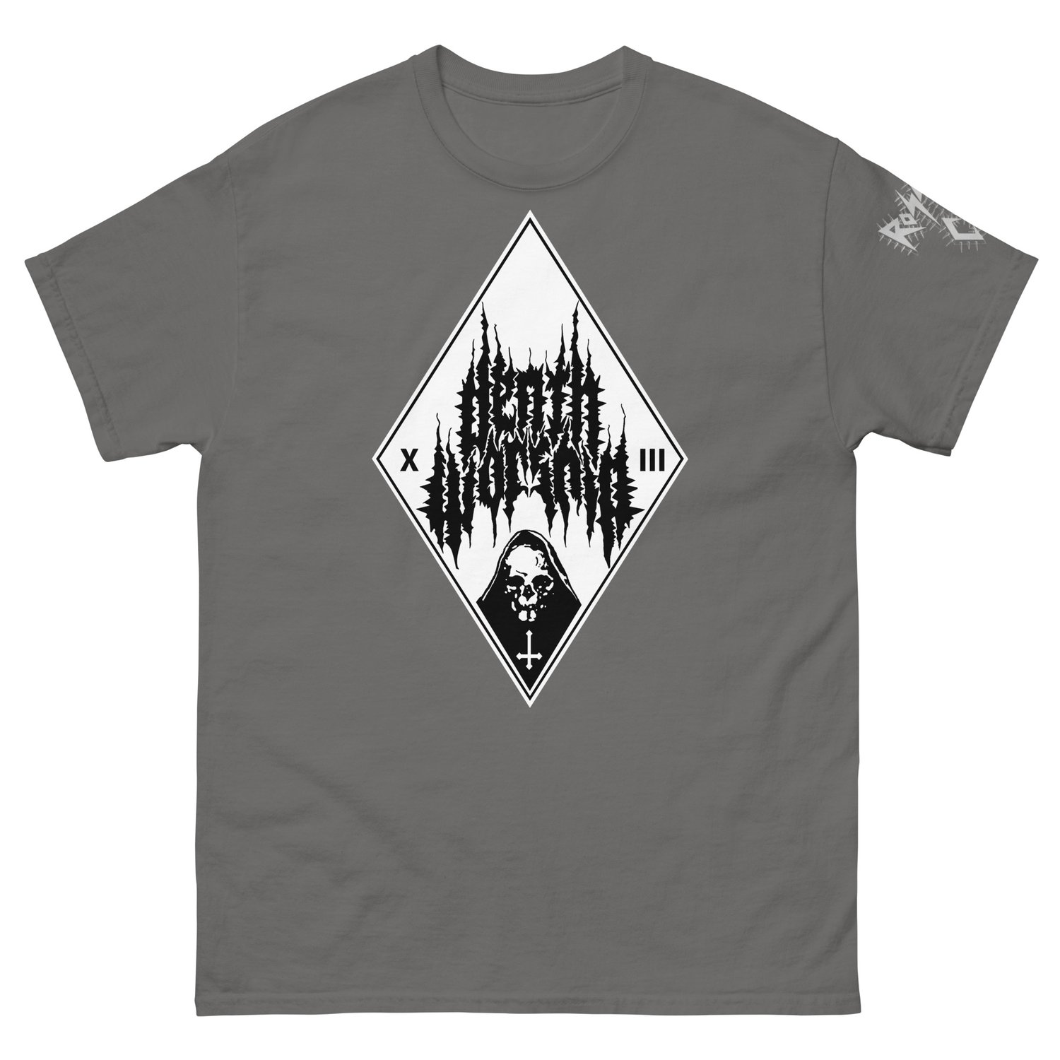 Image of Death Worship Diamond Grey Shirt