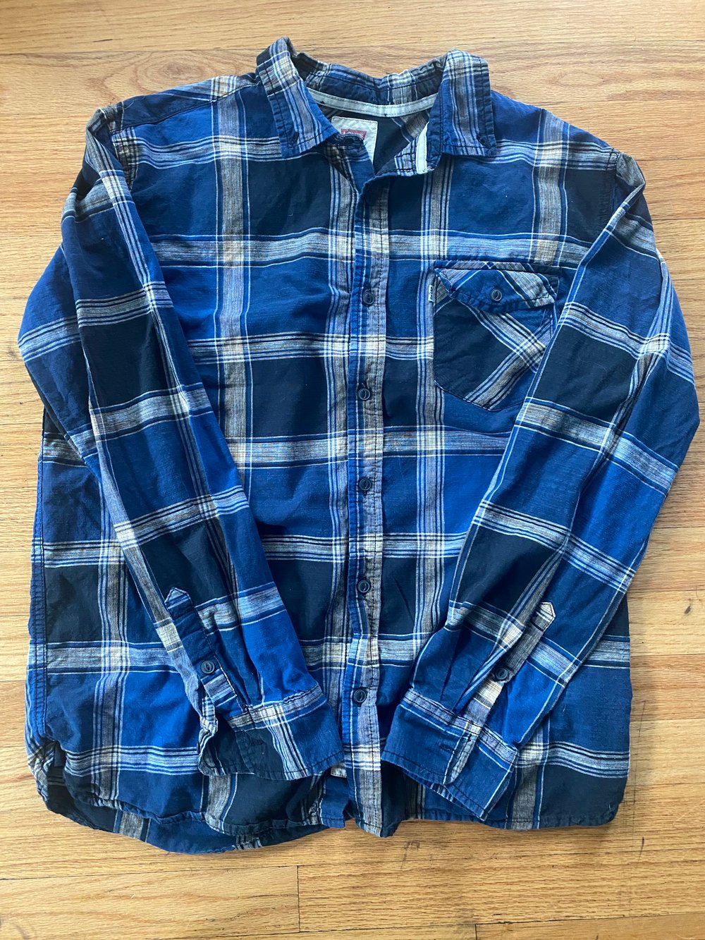 Fishtagram l/s plaid