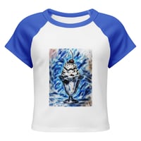 Image 1 of ArtxAdrienne Apparel "Whispy Sundae" Women’s Stylish Baby Tee