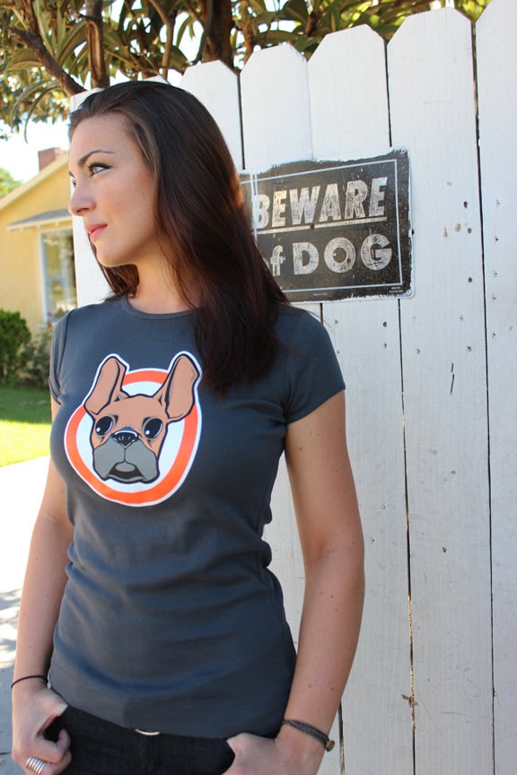 Image of Bandit the Bully - Gray - Woman's Tee