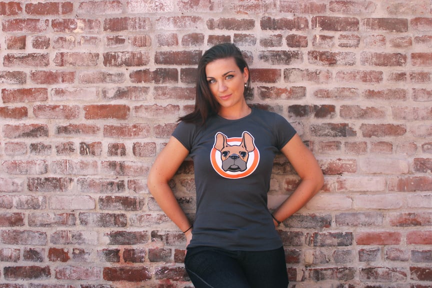 Image of Bandit the Bully - Gray - Woman's Tee