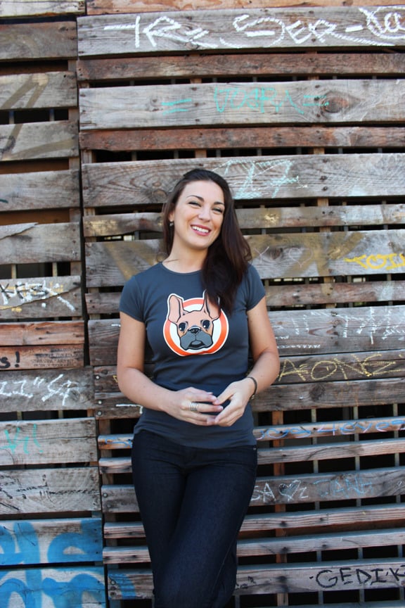 Image of Bandit the Bully - Gray - Woman's Tee
