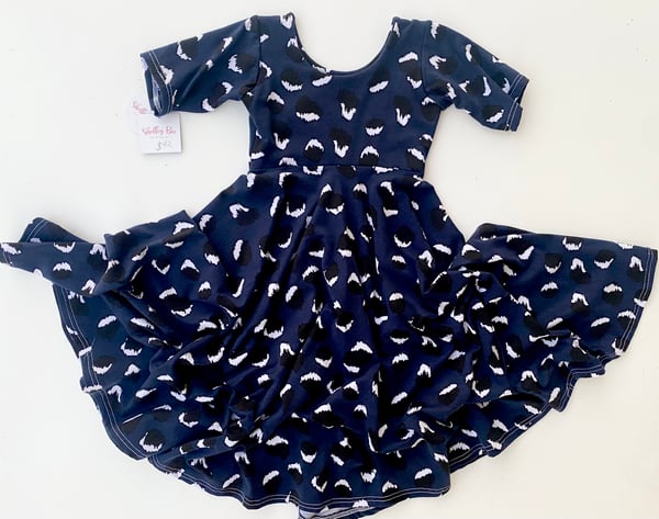 Image of Baby/Girls • Royal Blue • Twirly Dress