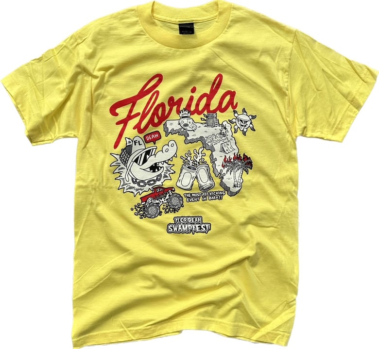 Image of SWAMPFEST 2024 SUNSHINE STATE YELLOW TEE