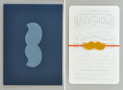 Image of Mustache Baby Shower Invitation