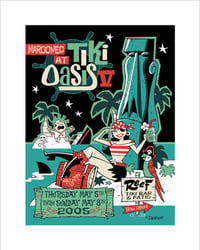 "TIKI OASIS 5" Serigraph