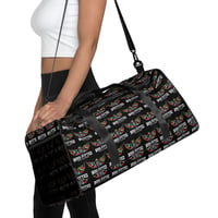 Image 2 of Black and Colorful Duffle bag