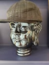 AMOR UNIQUE BLK HAT BLK LEATHER 