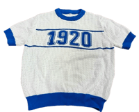 Image 2 of Pre-Order White&Blue 1920 Sweater 