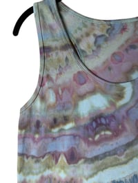 Image 5 of L Ladies Racerback Tank in Cool Agate Ice Dye