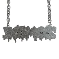 Image 3 of zombie nameplate necklace 