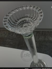 Image 2 of 28″ Tall Crystal Glass Wedding Candelabra Flower Rack Plymouth Pedestals Centerpiece Stand 