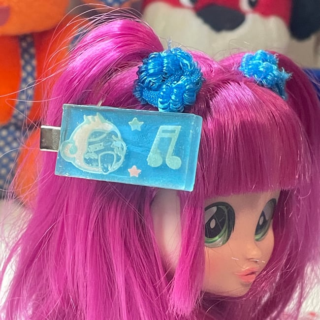 resin hair clip ♬