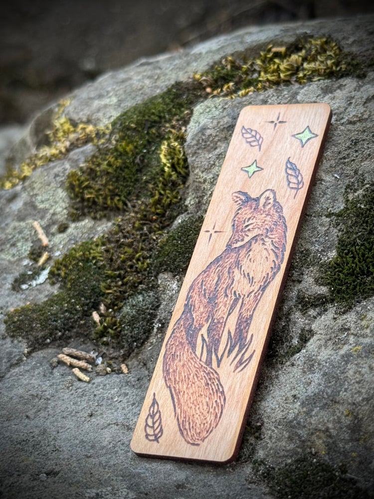 The Fox - Mini Gilded Guardian Bookmark  Image 2