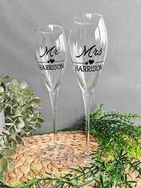 Image 1 of Personalised Mr & Mrs Glasses