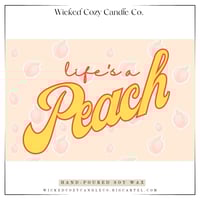 Life’s a Peach Soy Wax Candle