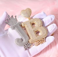 Image 1 of Bold Letter/ mini name Pendant