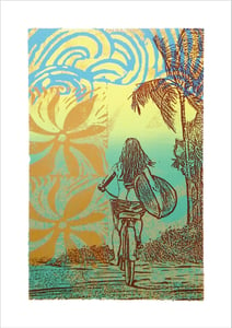 Image of "SUMMER DAZE" Serigraph