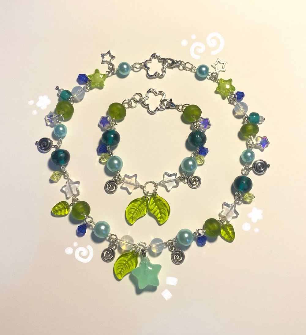 Image of blueberry sprout set .ೃ࿔*: