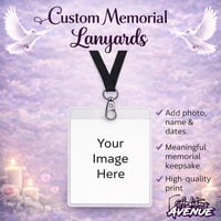 Image 1 of Custom Memorial Landyard