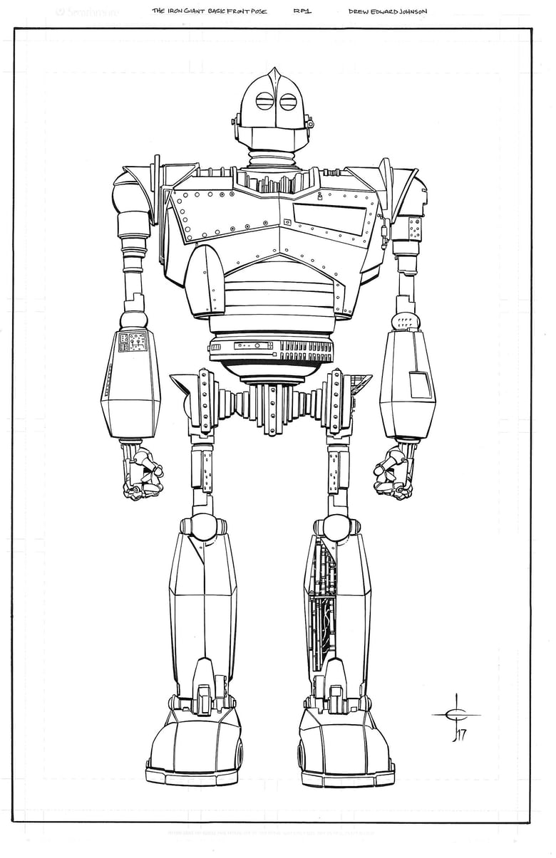 Image of The Iron Giant WB READY PLAYER ONE Movie Merchandise Illustration 