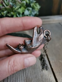 Image 7 of Muskrat Jawbone with Smoky Quartz