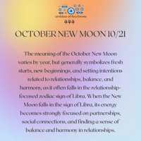 Image 1 of 10/21 new moon candle reiki