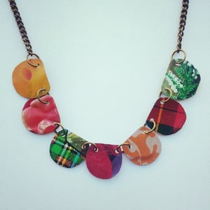 Image of "Tin Pan Alley" Petal Necklace