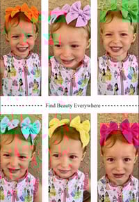 Image 1 of Vibrant Solids Individual Bows
